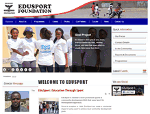 Tablet Screenshot of edusport.org.zm